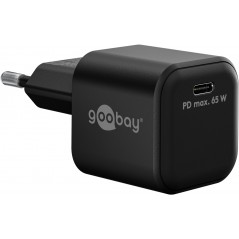 Nano superkompakt strömadapter med USB-C PD 65W och snabbladdning (datorladdare)