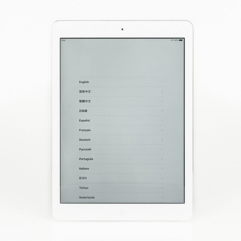 Surfplatta - iPad Air 16GB Silver (beg med backlight bleed) (max iOS 12 - stöder ej vissa appar)