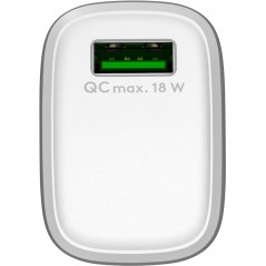 Laddare och kablar - USB-strömadapter med 18 Watt snabbladdning (QC 3.0)