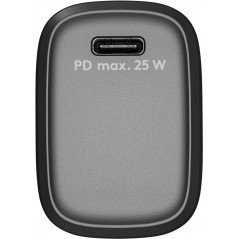 Laddare och kablar - Snabbladdande Strömadapter GaN med USB-C PD (Power Delivery) 25W