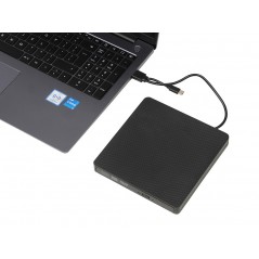 Extern DVD-brännare - iBox extern CD/DVD-brännare med USB-anslutning (USB 3.1 Gen 1) & USB-C
