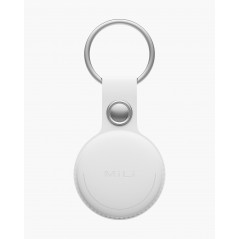Resetillbehör - MiLi MiTag Location Finder bluetooth-tracker med fodral (vit)