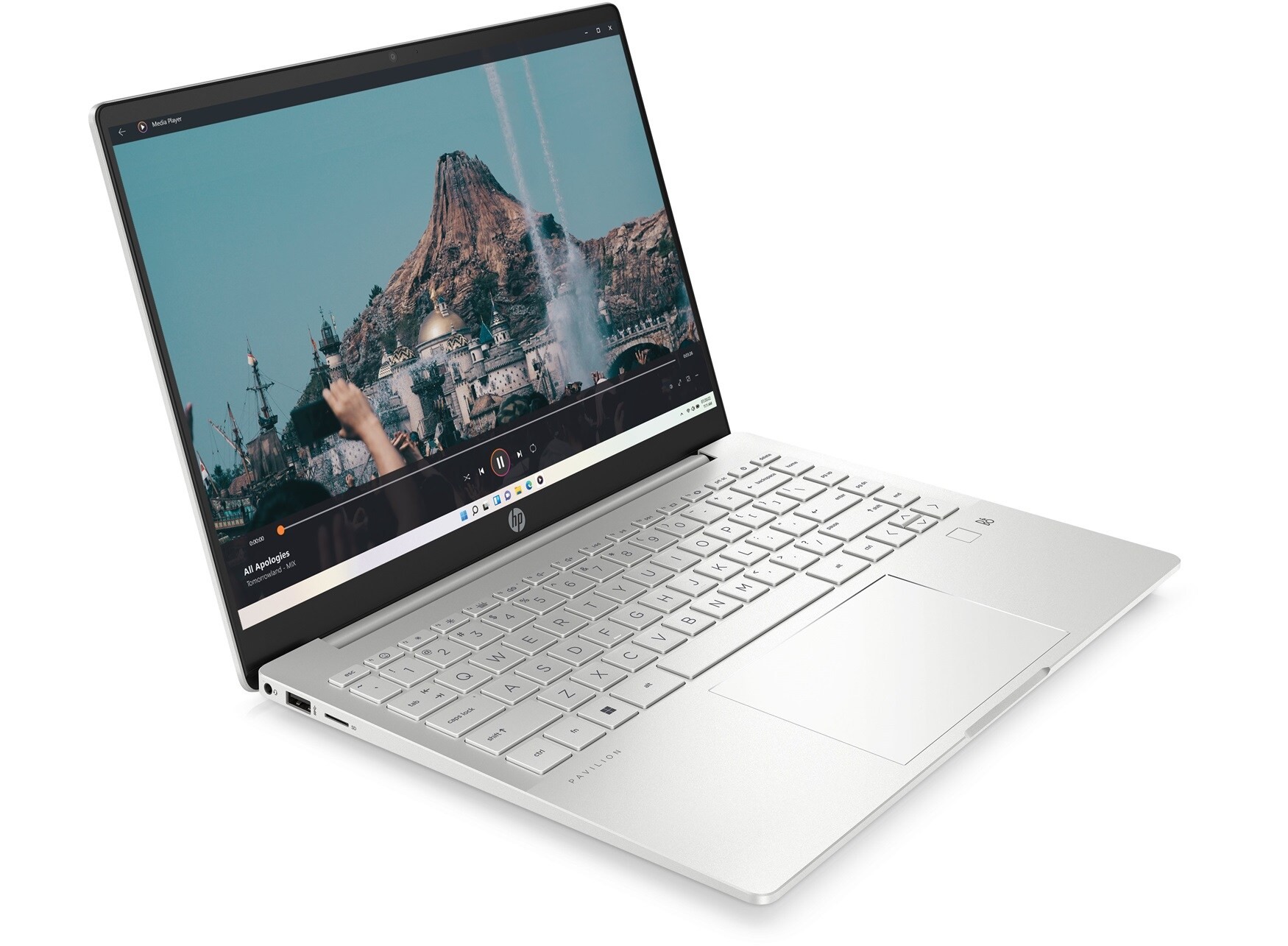 HP Pavilion Plus 14-eh1085no 14" 2.8K OLED i7-13 16GB 512GB SSD Win 11 Natural Silver