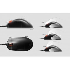 Gamingmus - SteelSeries Prime Gamingmus 18000 CPI (2000 DPI) RGB