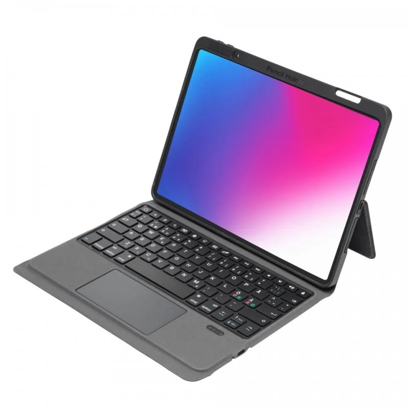 Tangentbord till surfplatta - Linocell fodral med tangentbord för iPad 10.2 (2021/2020/2019), iPad Pro 10.5, iPad Air 2019, 10.5 Pro 2017