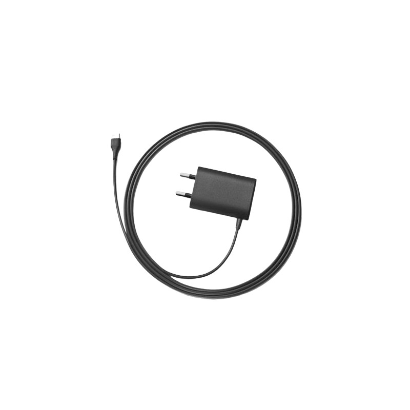 Väggladdare mobiltelefon - Universal 15W USB-C väggladdare med 1.4m kabel, svart