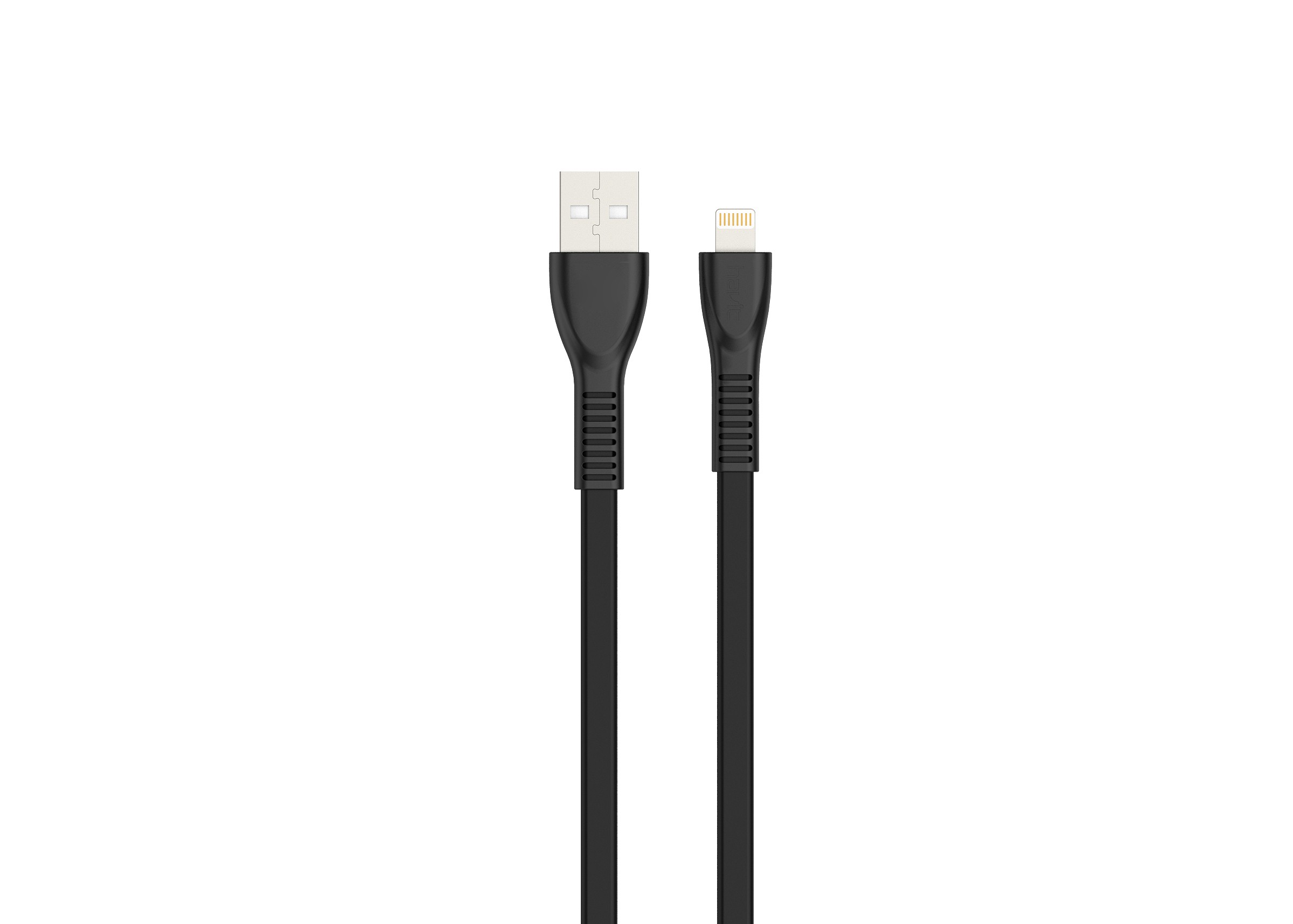 Havit svart flat lightningkabel till iPhone och iPad 1 meter