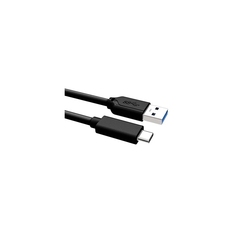 USB-C kabel - USB-C till USB-kabel 1-1,8 meter, svart (bulk)