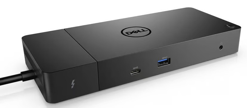 Dell USB-C universell dockningsstation WD19TB med stöd för 2 skärmar och Thunderbolt inklusive 180W laddare