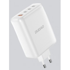 Dudao Snabbladdande strömadapter GaN med USB-C PD 140W 3x USB-C och 1x USB-A