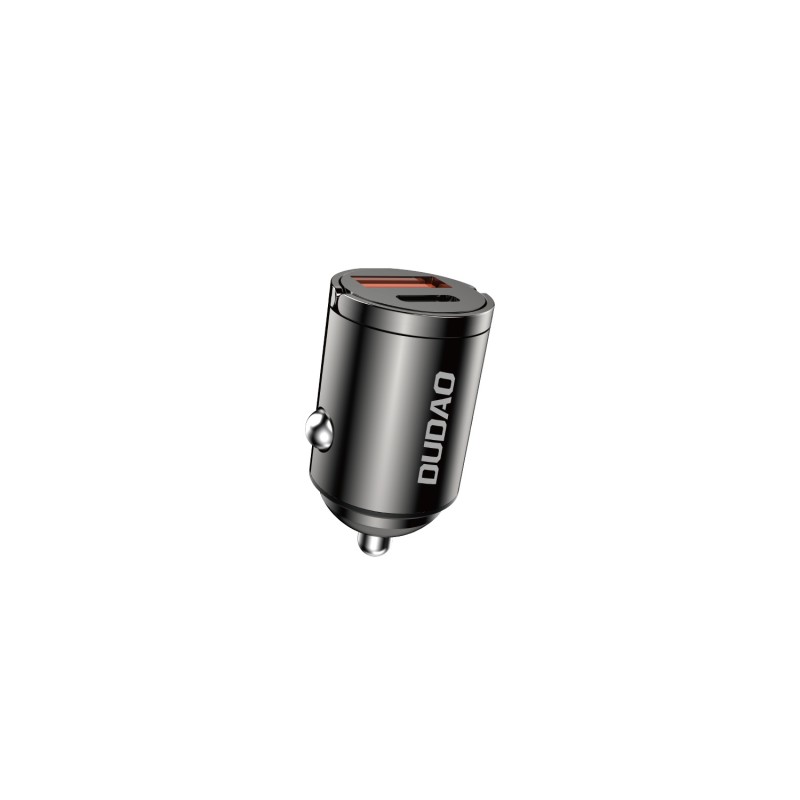 Laddare och kablar - Dudao snabbladdande 48W USB-billaddare med USB-A och USB-C