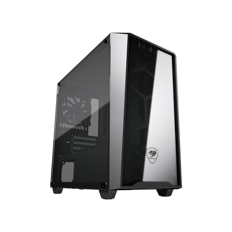 Komponenter - Cougar MG120-G Mini Tower-chassi med sida i härdat glas