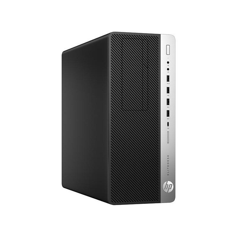 Stationär dator begagnad - HP EliteDesk 800 G3 Tower i5 (gen 6) 8GB 256GB SSD RX460 Win 10 Pro (beg)