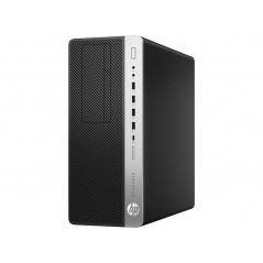 Stationär dator begagnad - HP EliteDesk 800 G3 Tower i5 (gen 6) 8GB 256GB SSD RX460 Win 10 Pro (beg)