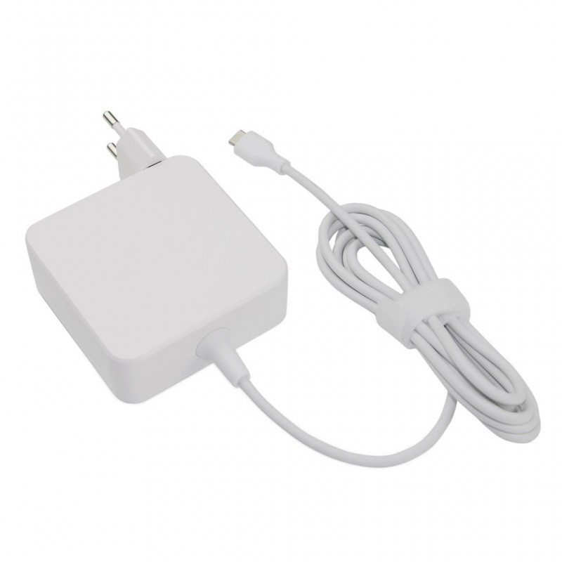 USB-C Laddare - Universal 65W USB-C PD datorladdare 1.8M, vit