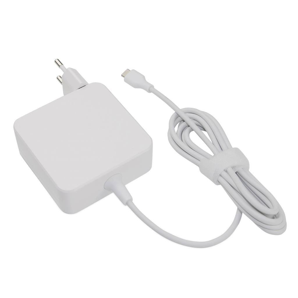 Universal 65W USB-C PD datorladdare 1.8M, vit