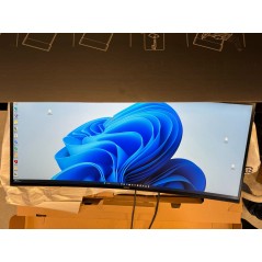 Skärmar begagnade - (Skadad) Dell UltraSharp U3417W 34" välvd IPS-skärm 3440 x 1440 (beg med pixellinje på skärmen)