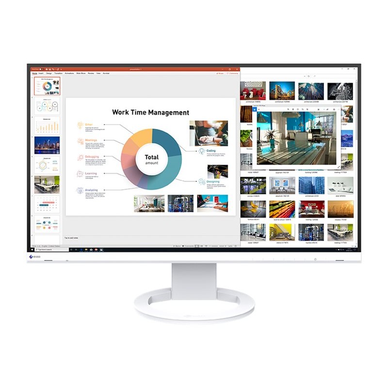 25 - 34" Datorskärm - Eizo FlexScan EV2760 27-tums IPS-skärm 2560 x 1440 ergonomisk fot (ny)