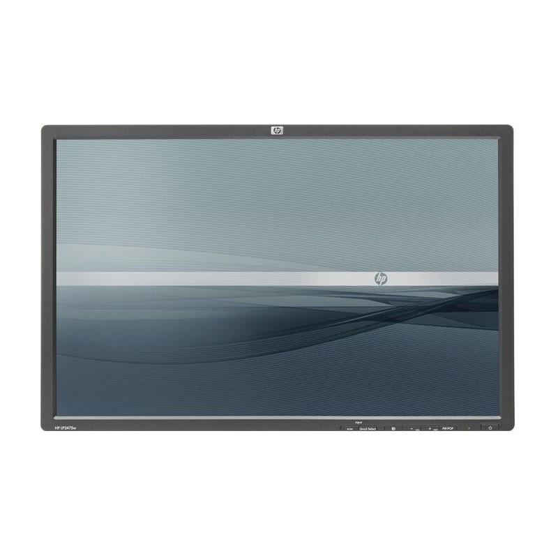 Skärmar begagnade - HP 24-tums LCD-skärm av äldre modell (beg utan fot)