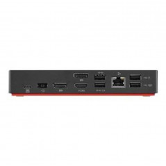 Dockningsstation Lenovo - Lenovo USB-C Dockningsstation till ThinkPad T14s G 2, X1 Carbon G 10 m.m utan AC -adapter & kabel (beg)