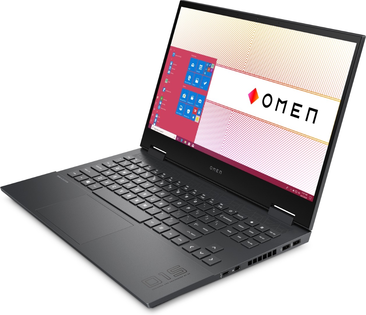 HP Omen Gaming 15-en1427no 15.6" 144 Hz Ryzen 7 5800H 16GB 512SSD RTX 3070 8GB Windows 11
