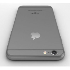 iPhone begagnad - iPhone 6S 32GB space grey med 1 års garanti (beg med fläck på skärm) (nytt batteri)