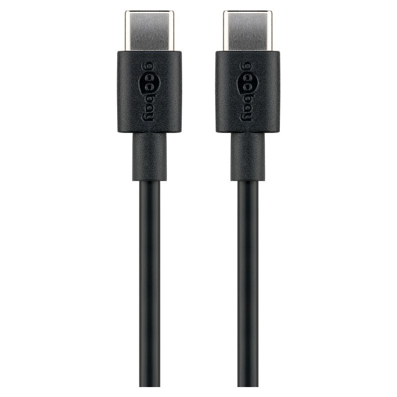 USB-C kabel - USB-C till USB-C laddkabel och synkkabel (beg)