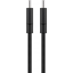 USB-C till USB-C laddkabel och synkkabel (beg)