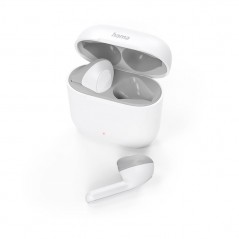In-ear - Hama Freedom True Wireless In-Ear BlueTooth Headset, vit/svart/rosa