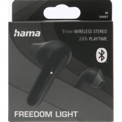 In-ear - Hama Freedom True Wireless In-Ear BlueTooth Headset, vit/svart/rosa