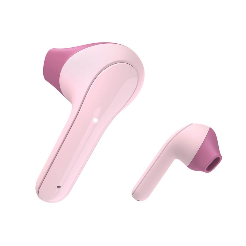 In-ear - Hama Freedom True Wireless In-Ear BlueTooth Headset, vit/svart/rosa