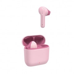 In-ear - Hama Freedom True Wireless In-Ear BlueTooth Headset, vit/svart/rosa