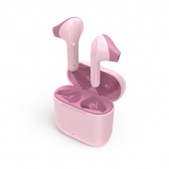 In-ear - Hama Freedom True Wireless In-Ear BlueTooth Headset, vit/svart/rosa