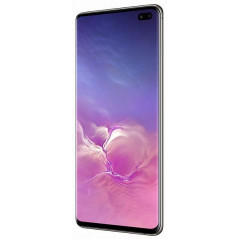 Samsung Galaxy begagnad - Samsung Galaxy S10 Plus 128GB Dual SIM Black (beg) (glaskross baksida, SKAL ingår)