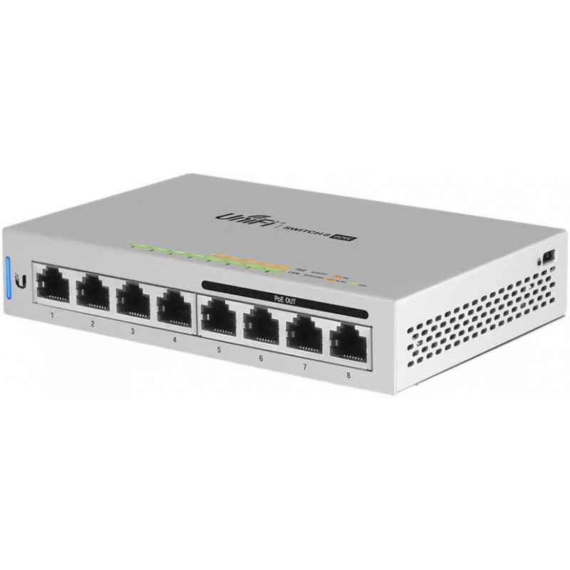 Switchar - Ubiquiti UniFi US-8-60W 8-portars gigabitswitch med PoE (demo)