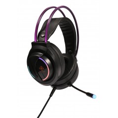 Paket tangentbord & mus gaming - Deltaco RGB 4-i-1 gamingset med mekaniskt tangentbord, headset, mus & musmatta