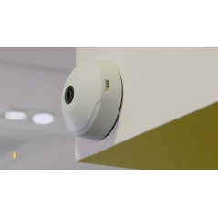 Digital videokamera - Axis övervakningskamera nätverk med 360 grader panorama (beg)
