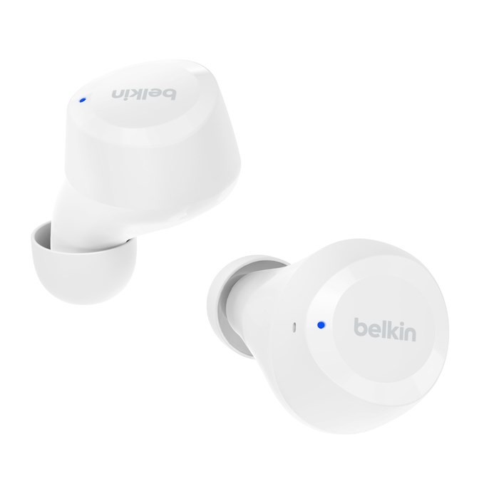 Belkin SoundForm Bolt True Wireless in-ear bluetooth-hörlur/headset (vit)