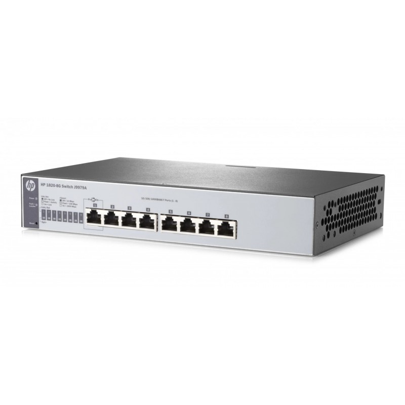 Switchar - HPE 1820-8G J9979A 8-portars Switch (beg)
