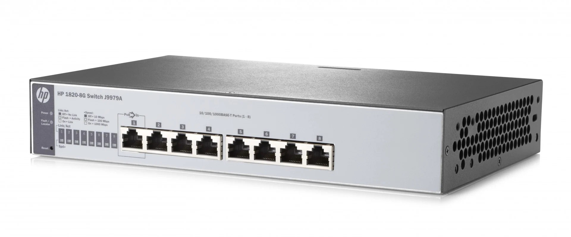 HPE 1820-8G J9979A 8-portars Switch (beg)