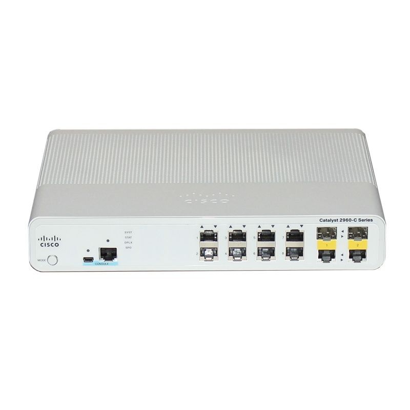 Switchar - Cisco Catalyst WS-C2960C-8TC-L V04 Managed switch L2 Fast Ethernet (10/100) (beg)