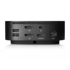 HP USB-C C/A Universal dock G2 dockningsstation med stöd för 3 skärmar med 120W strömadapter (beg)