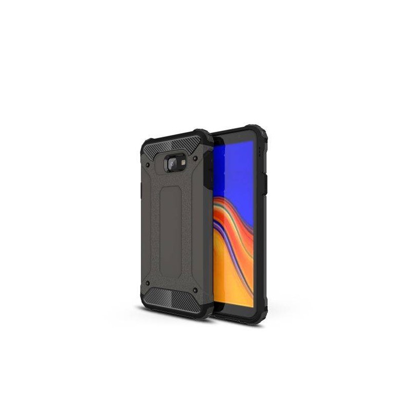 Skal och fodral - Armor Guard Hybridskal till Samsung Galaxy J4+ Plus (grått)