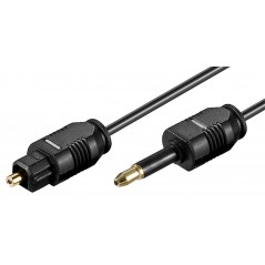 Ljudkabel & ljudadapter - Toslink till mini-Toslink optisk ljudkabel