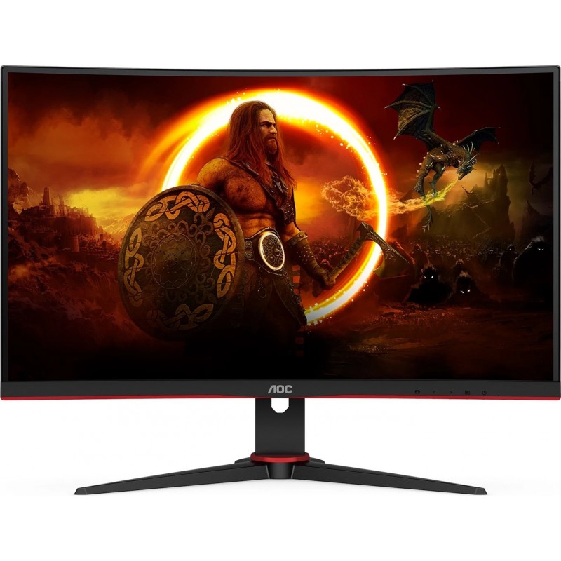 25 - 34" Datorskärm - AOC C27G2E 27" curved gamingskärm med 165 Hz och VA-Panel