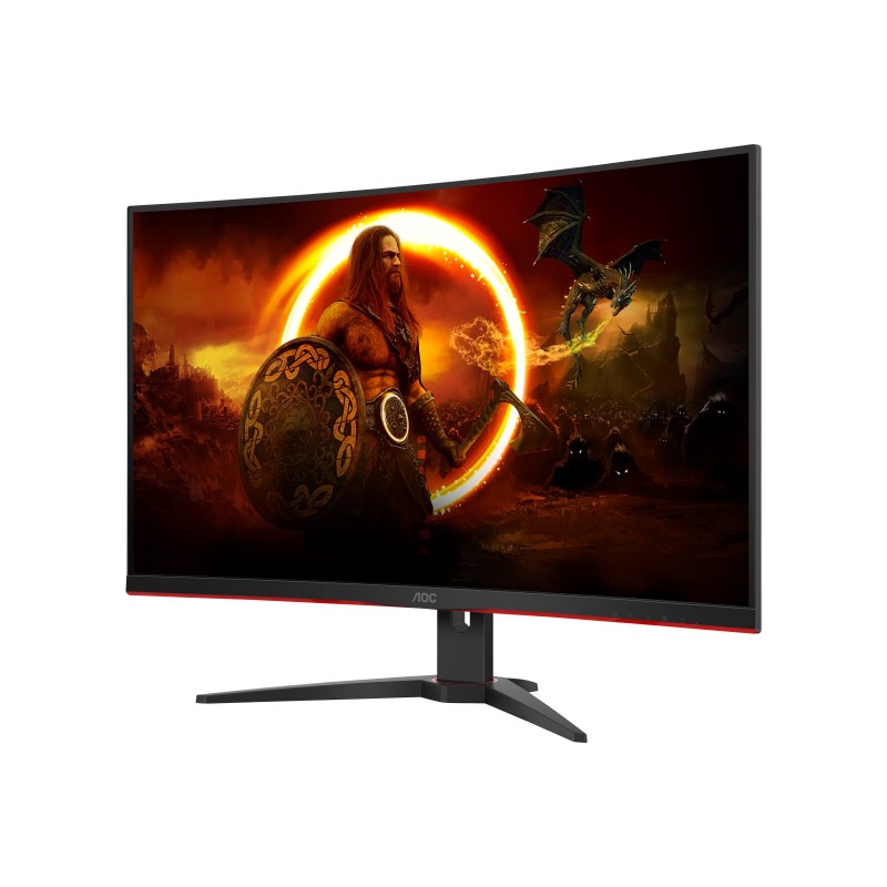 25 - 34" Datorskärm - AOC CQ32G2SE 32" curved gamingskärm med 165 Hz och VA-panel