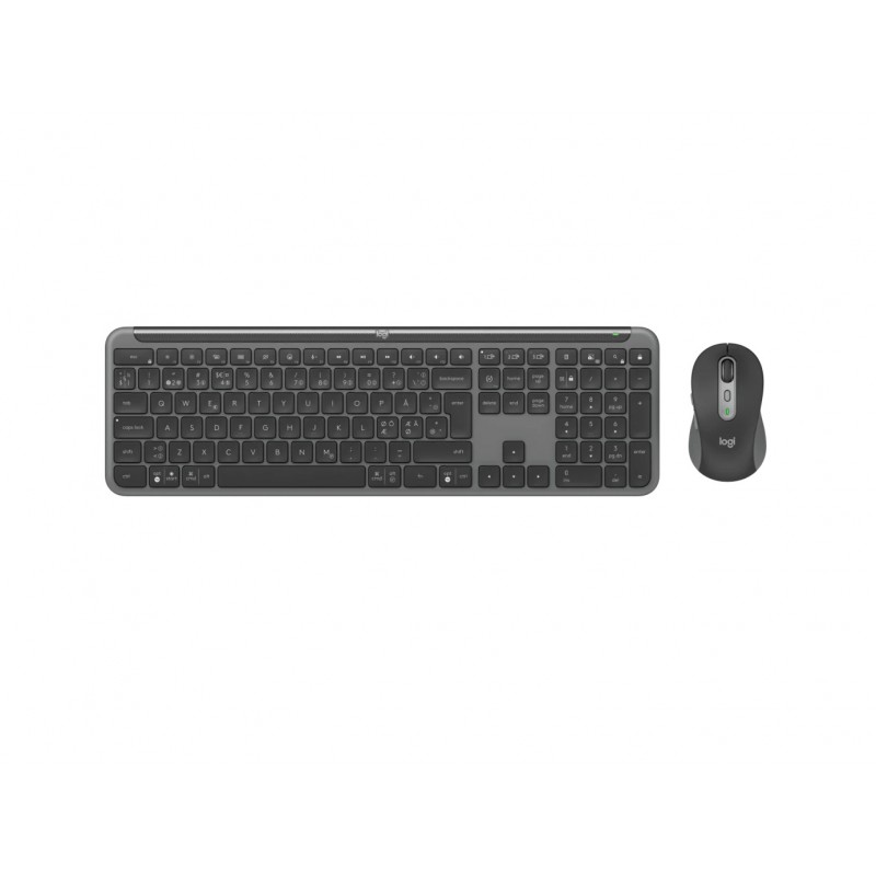 Tangentbord & datormus - Logitech Signature Slim Combo MK950 trådlöst tangentbord och mus med BOLT-USB