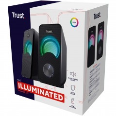 Datorhögtalare - Trust Arys 2.0 datorhögtalare med RGB-belysning