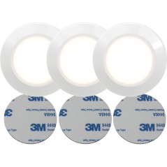 LED-lampa - 3-pack batteridriven självhäftande LED-lampa