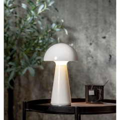 Utomhusbelysning - Laddningsbar bordslampa för inom- och utomhusbruk (svart eller vit)